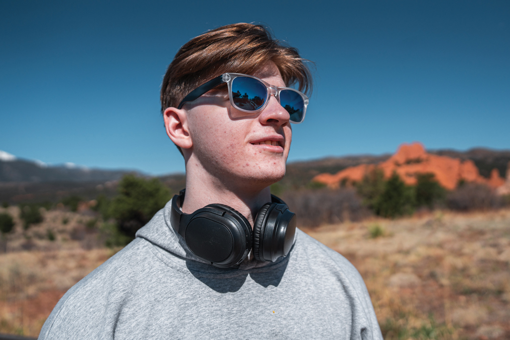 Elite Bluetooth-Kopfhörer Over-Ear faltbar mit Mikrofon, RCS-recycelt zum Bedrucken