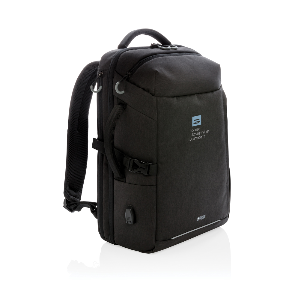 Swiss Peak AWARE XXL Wochenend-Reiserucksack aus recyceltem PET Swiss Peak AWARE XXL Wochenend-Reiserucksack aus recyceltem PET