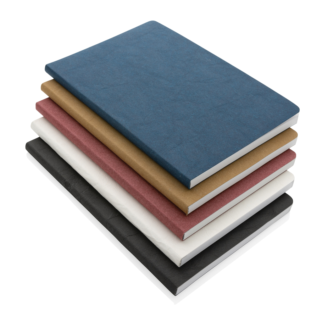 Salton A5 Notizbuch aus Kraftpapier mit 75 % Recyclinganteil (GRS) — bedruckbar