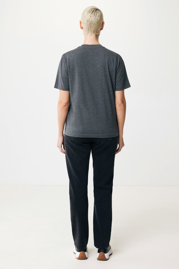IQONIQ Teide Unisex Boxy-Fit T-Shirt aus Recycling- und Bio-Baumwolle, bedruckbar