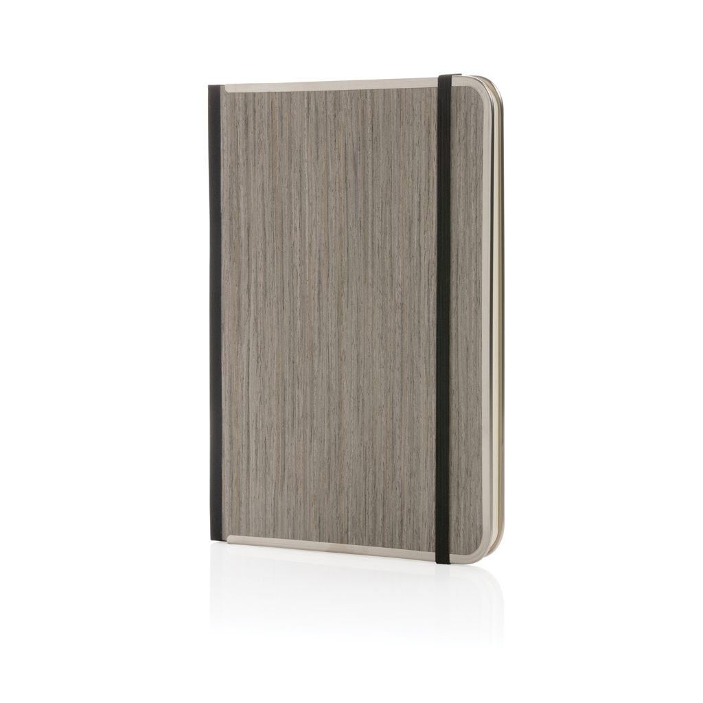 XD Collection Treeline A5 Notizbuch mit FSC-Holzeinband – mit Logo bedruckbar