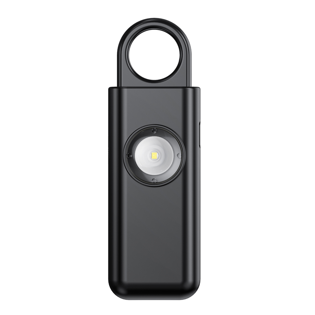 XD Collection Safio Personenalarm mit SOS-Funktion und 150 dB, wiederaufladbar, mit Logo bedruckbar