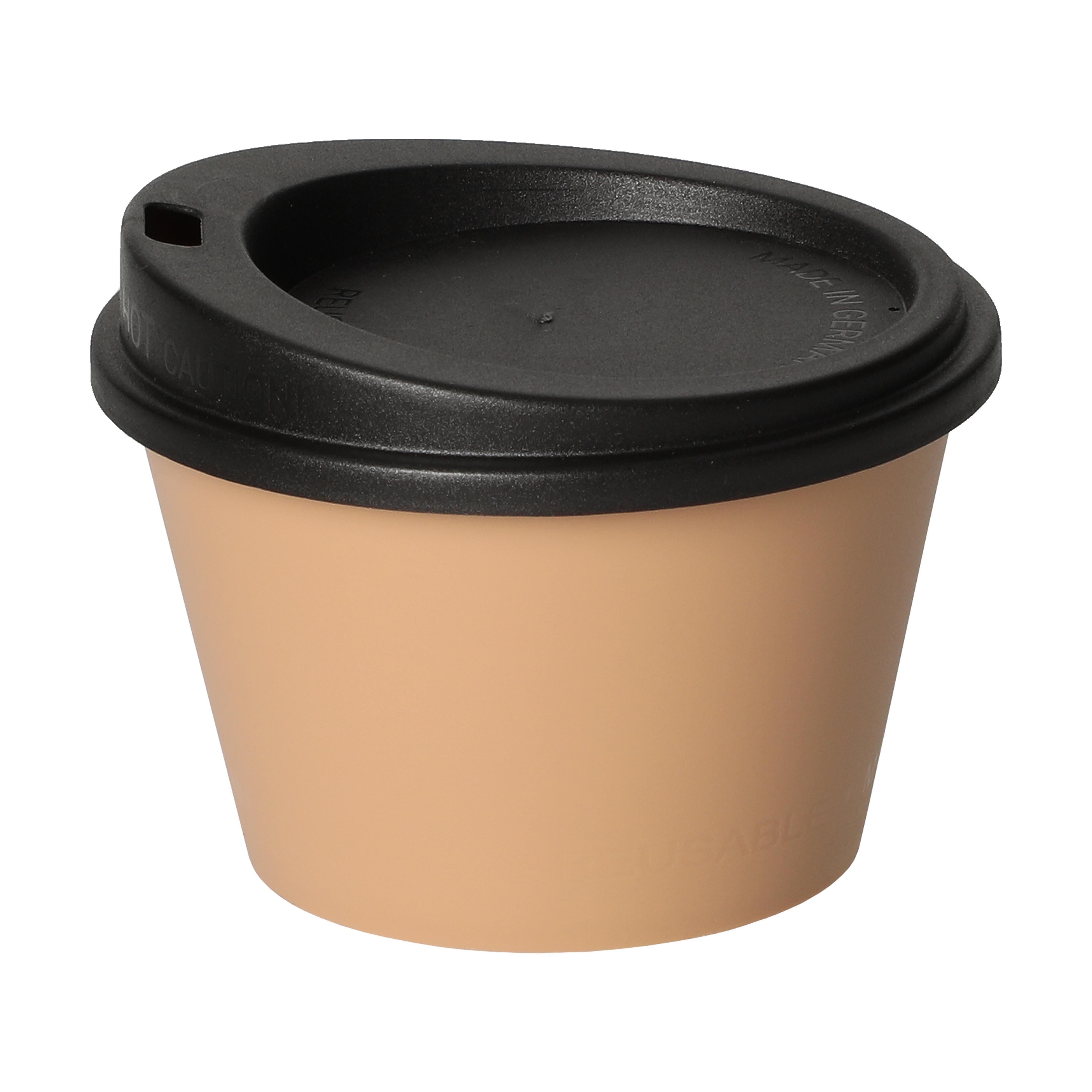 Kaffeebecher "ToGo", 0,1 l – beständiges braun Kaffeebecher "ToGo", 0,1 l – beständiges braun