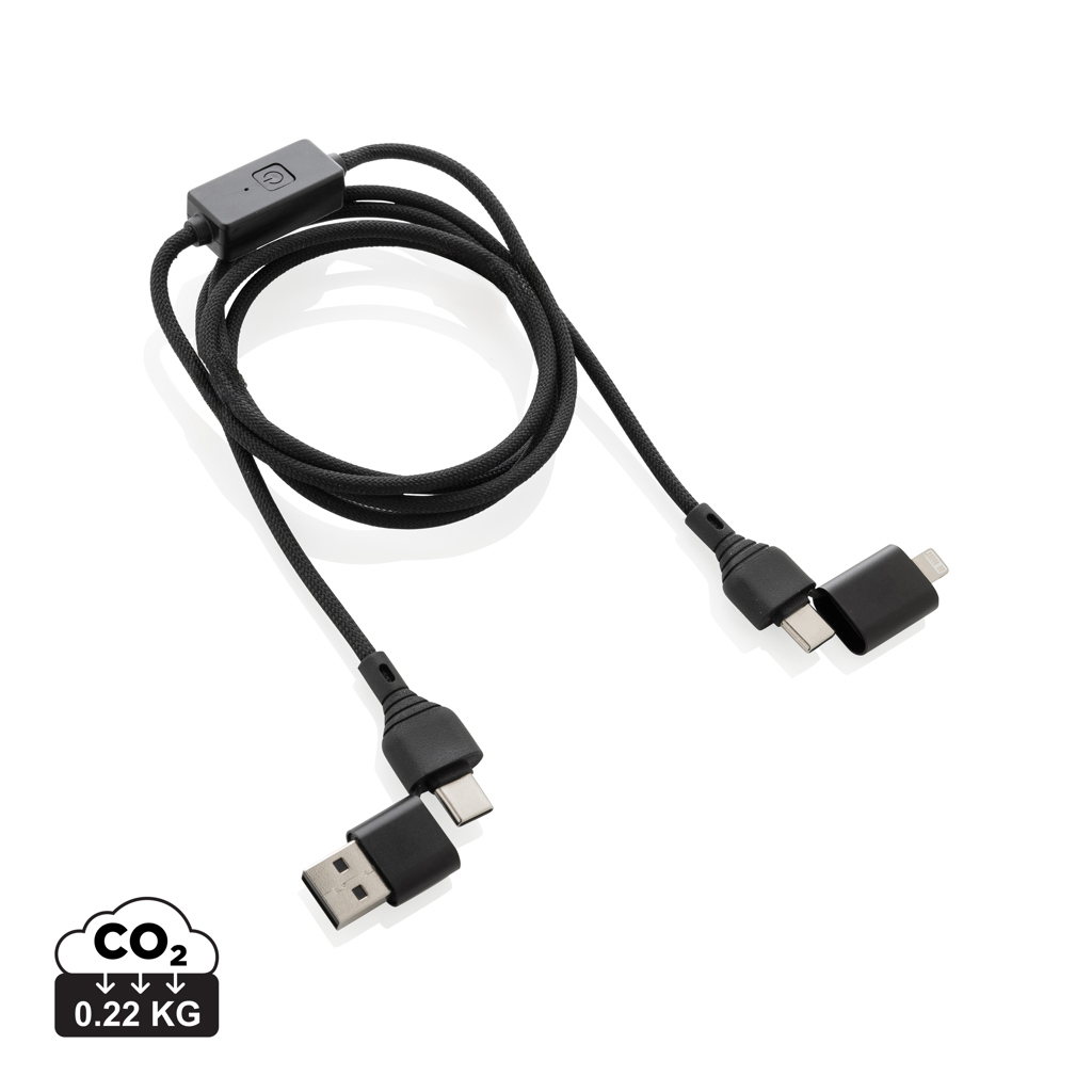 Datalock RCS 60W Hacking-Schutzkabel aus recyceltem Material – Innovatives Werbegeschenk für Events