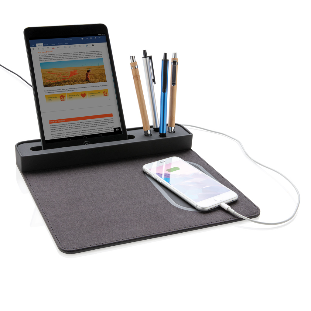 XD Xclusive Air Mousepad mit kabellosem 5W Charger und USB XD Xclusive Air Mousepad mit kabellosem 5W Charger und USB