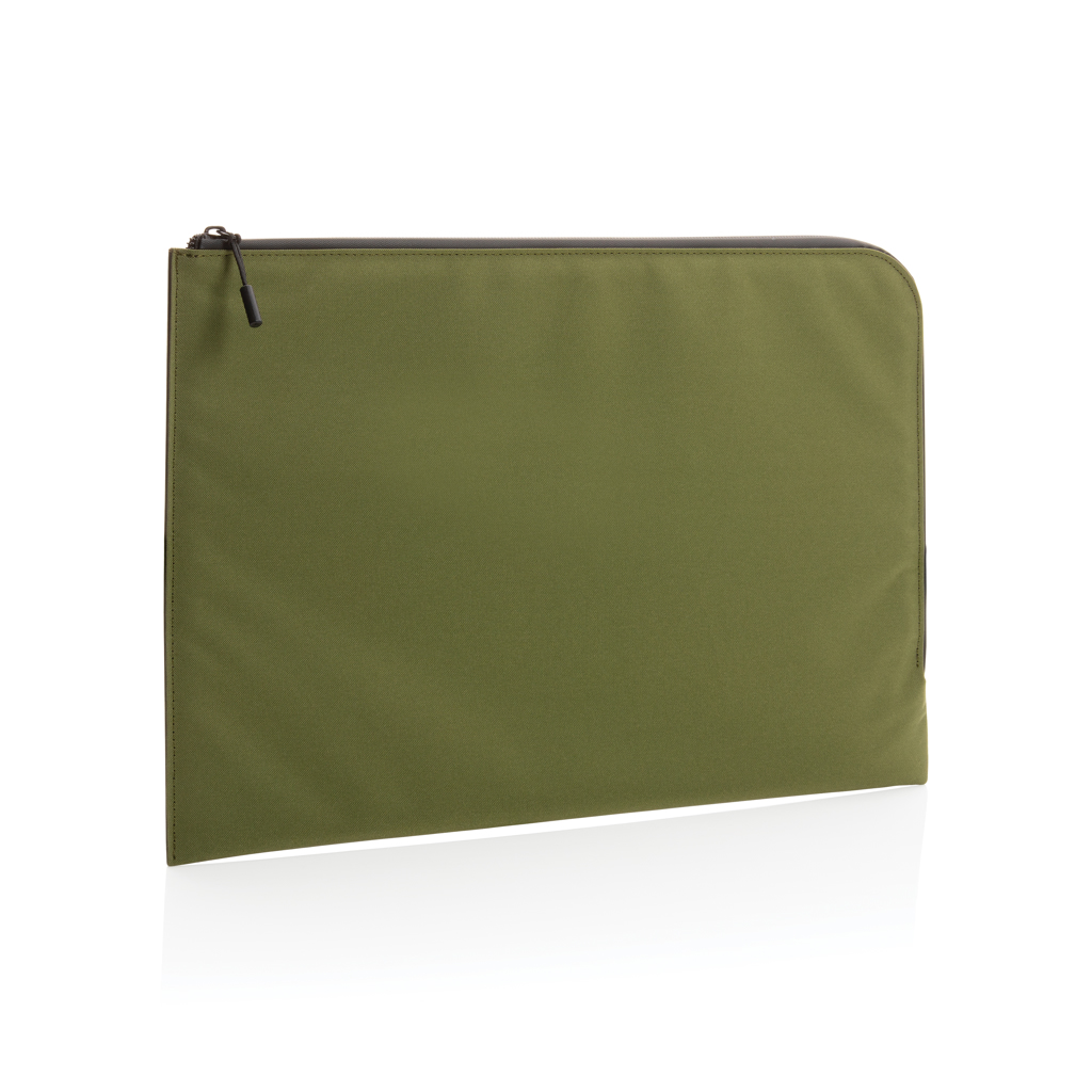 Impact Aware™ 15,6 Zoll Laptop Sleeve aus recyceltem PET, grün — bedruckbar Impact Aware™ 15,6 Zoll Laptop Sleeve aus recyceltem PET, grün — bedruckbar