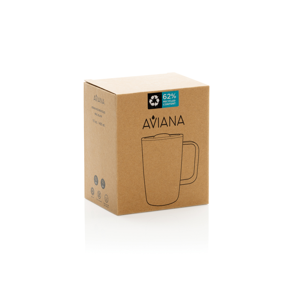 Aviana Rowan RCS Thermobecher 450 ml aus recyceltem Edelstahl, doppelwandig vakuumisoliert