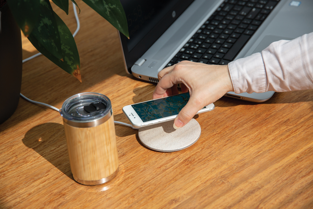 Wireless Charger Weizenstroh 5W – XD Collection Wireless Charger Weizenstroh 5W – XD Collection