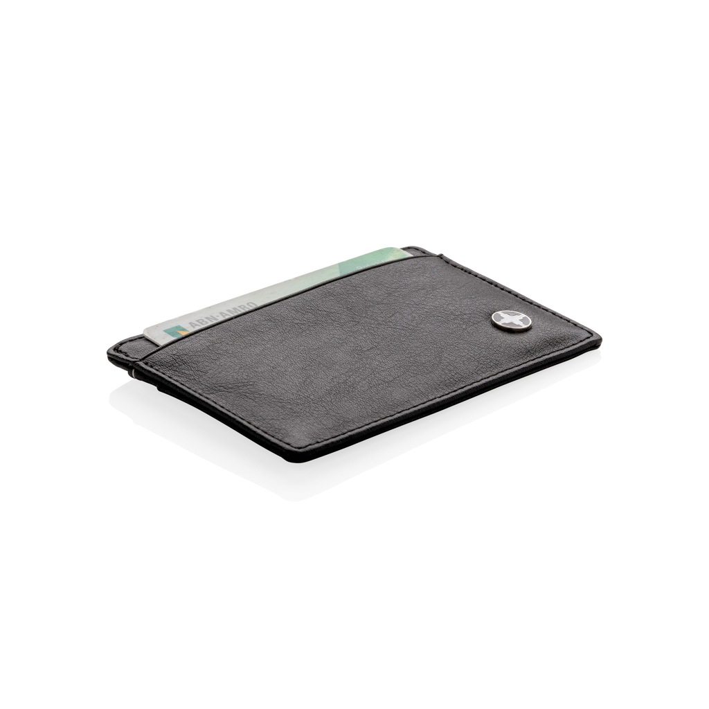 Swiss Peak RFID Anti-Skimming Kartenhalter PU mit Lasergravur