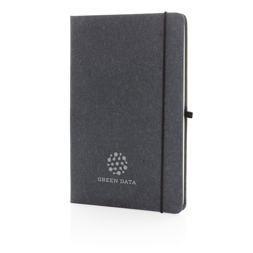 XD Collection A5 Notizbuch aus GRS recyceltem PU, Hardcover, bedruckbar