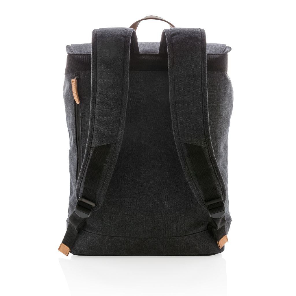 XD Collection Canvas Laptop-Rucksack 15,6 Zoll PVC-frei mit Magnetverschluss XD Collection Canvas Laptop-Rucksack 15,6 Zoll PVC-frei mit Magnetverschluss