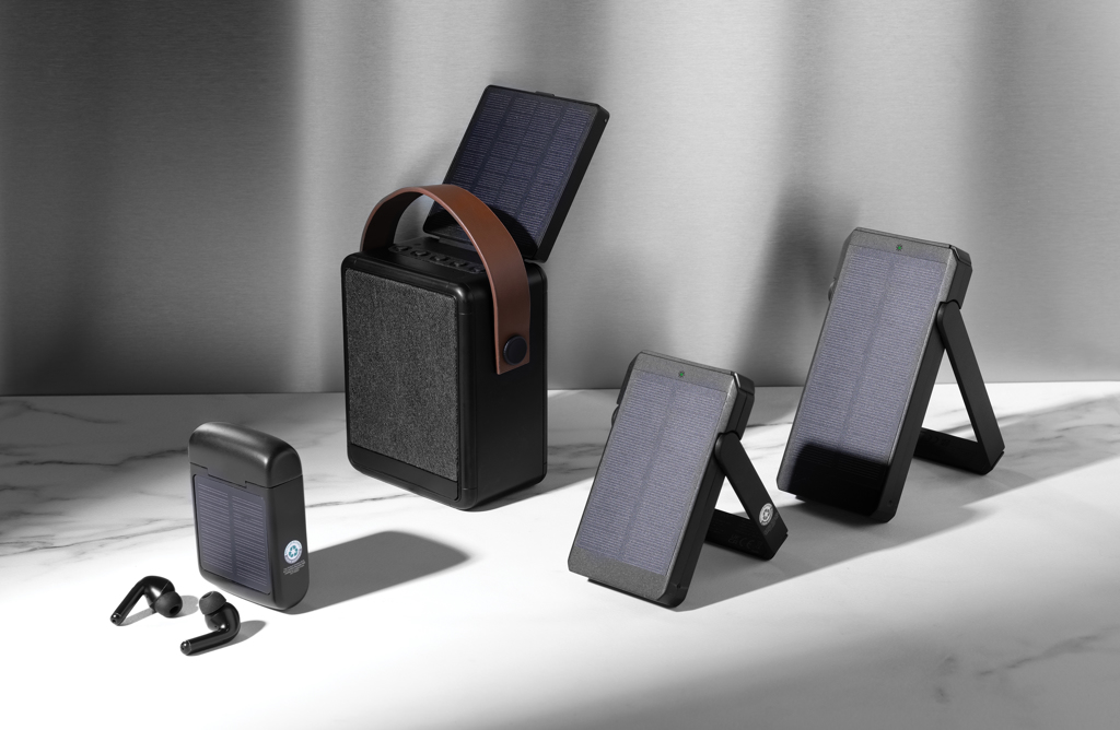 XD Xclusive Skywave Solar-Powerbank 10.000 mAh aus RCS-recyceltem ABS