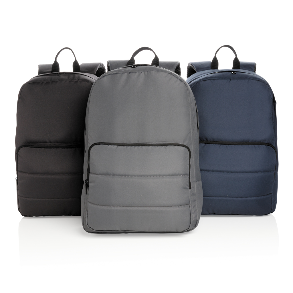 Impact AWARE RPET Basic Laptop-Rucksack 15,6 Zoll mit Logo bedrucken Impact AWARE RPET Basic Laptop-Rucksack 15,6 Zoll mit Logo bedrucken