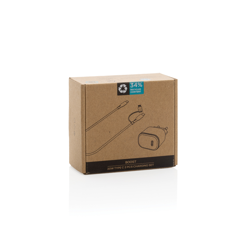 Boost Power Duo 20W RCS-Ladeset - Ideales Werbegeschenk mit Logo