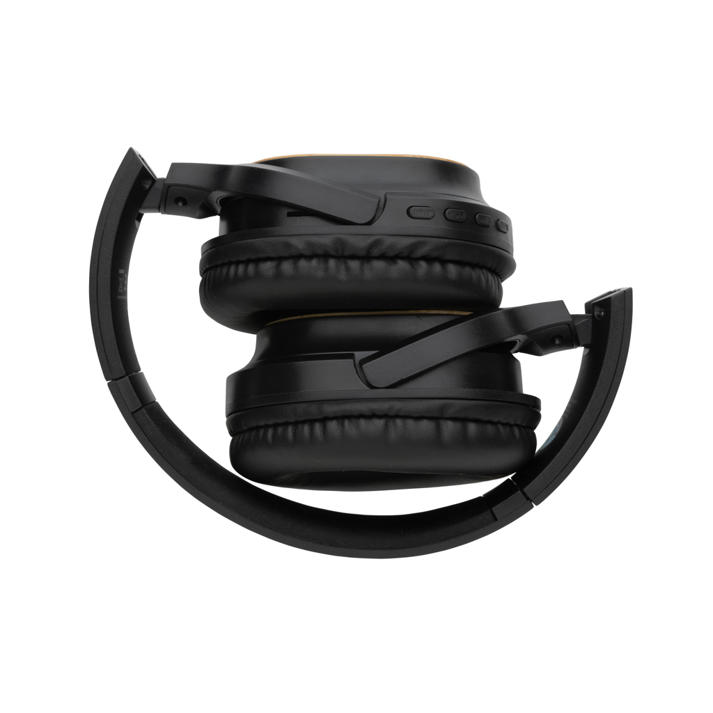 Elite Bluetooth-Kopfhörer aus RCS-ABS und FSC-Bambus, faltbar Elite Bluetooth-Kopfhörer aus RCS-ABS und FSC-Bambus, faltbar