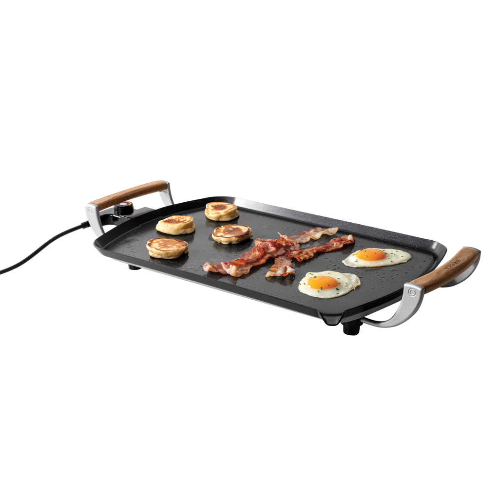 BOSKA Tischgrill Electric Griddle Pro 56 × 35 cm mit Logo-Gravur am Griff