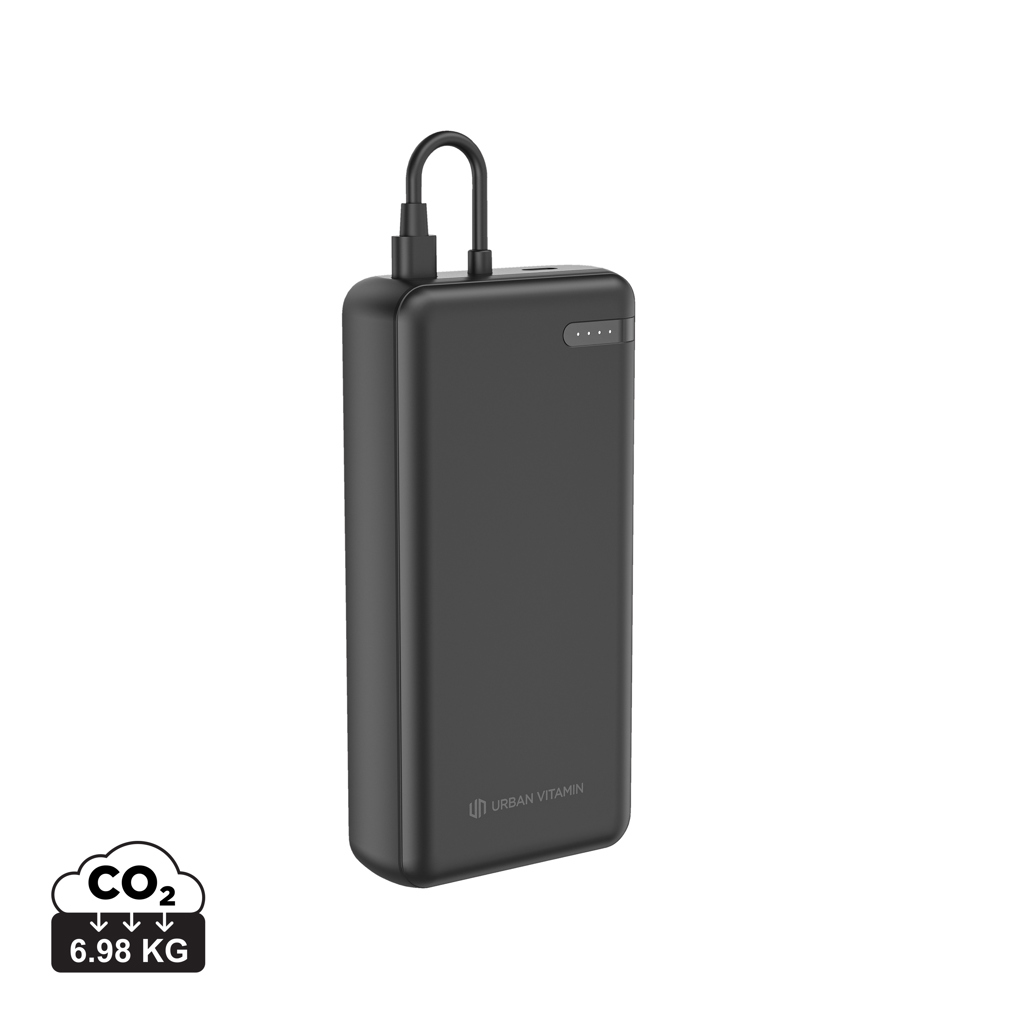 Urban Vitamin Menlo Park 20.000 mAh Powerbank RCS rPlastic 20W PD Urban Vitamin Menlo Park 20.000 mAh Powerbank RCS rPlastic 20W PD