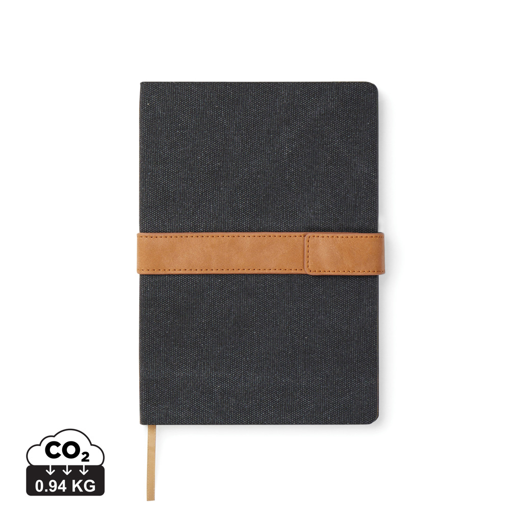 VINGA Bosler A5-Notizbuch aus RCS-recyceltem Papier, mit Logo veredelbar VINGA Bosler A5-Notizbuch aus RCS-recyceltem Papier, mit Logo veredelbar