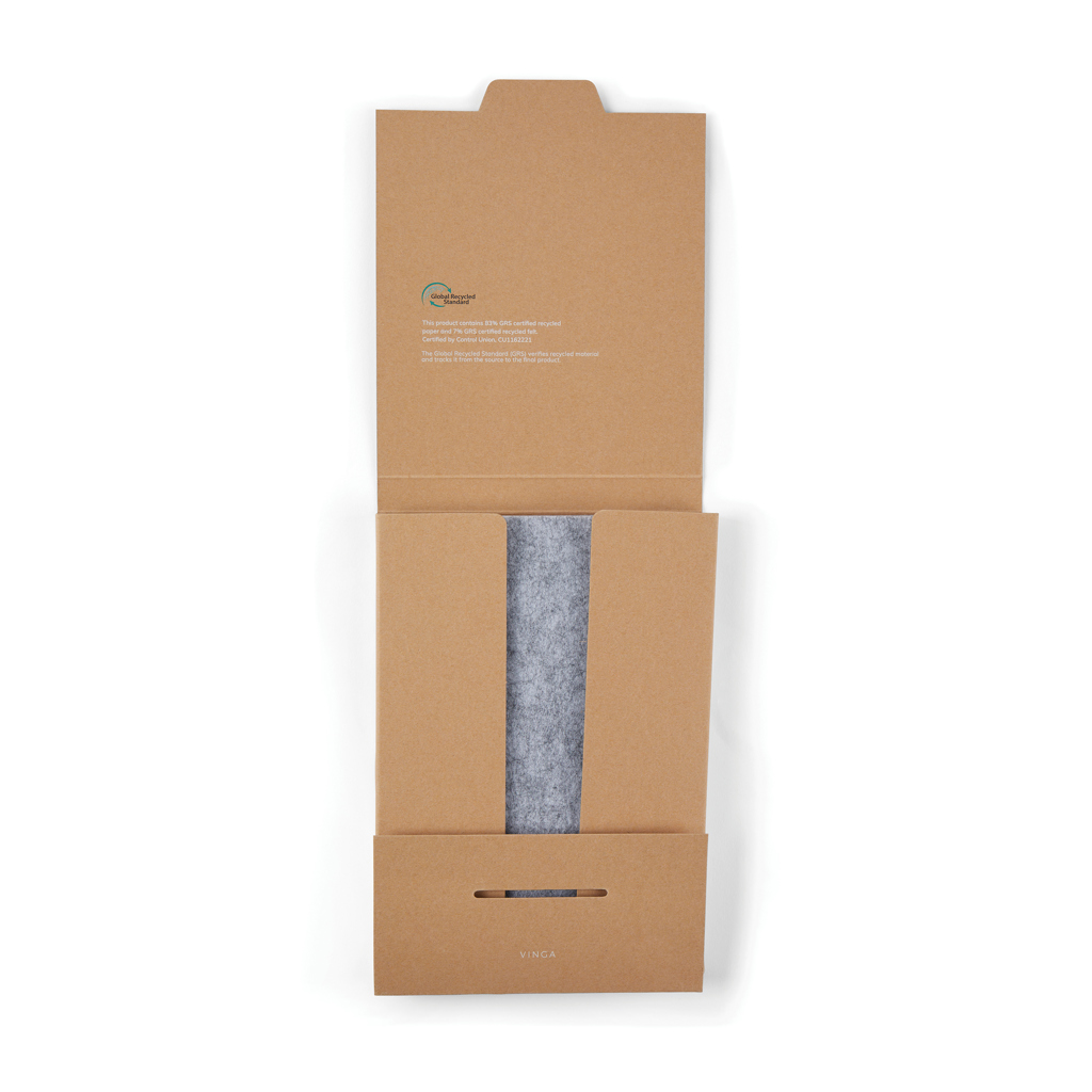 VINGA Albon A5-Notizbuch aus GRS-Recyclingfilz mit Stifthalter VINGA Albon A5-Notizbuch aus GRS-Recyclingfilz mit Stifthalter