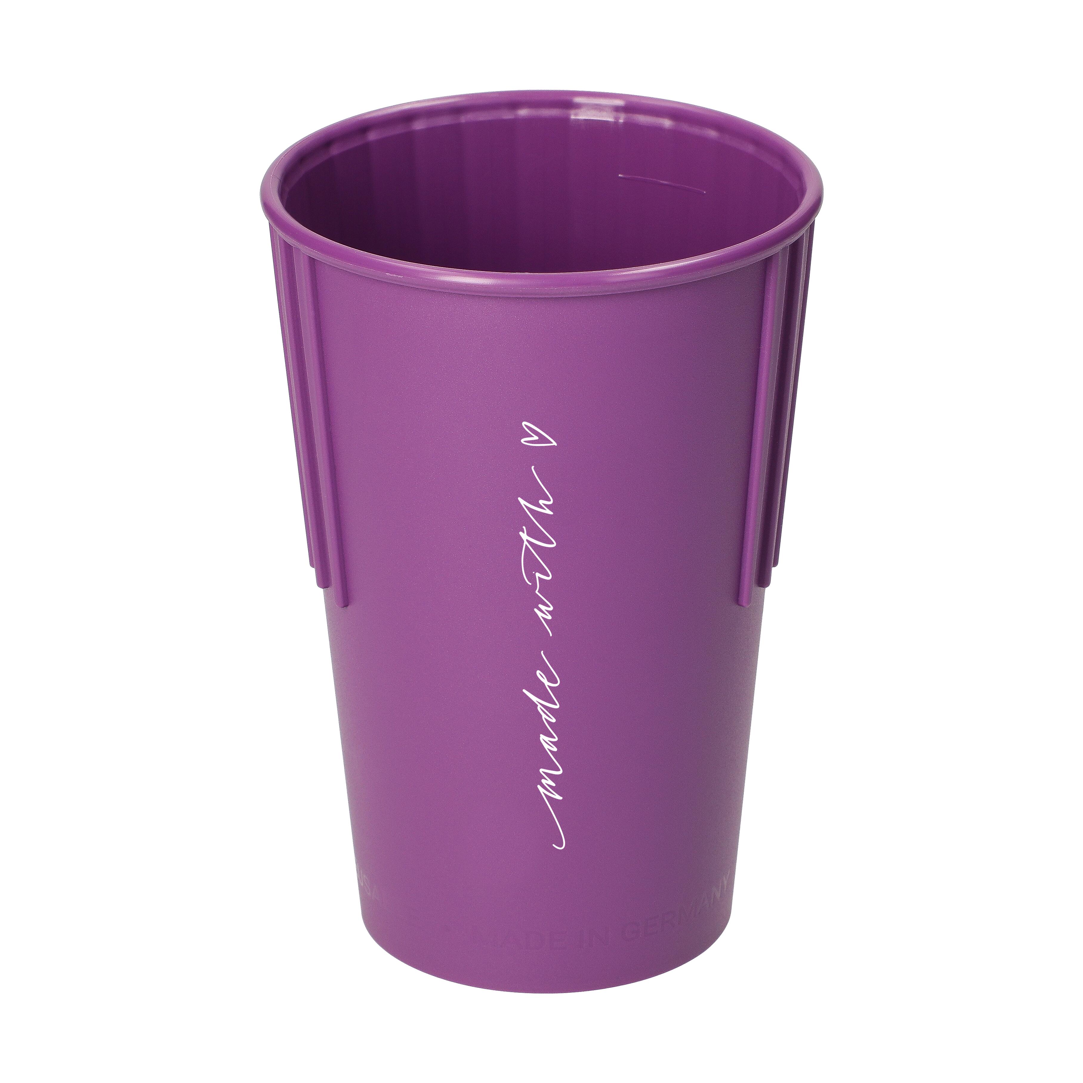 Riffel-Becher "ToGo", 300 ml – DET3 Riffel-Becher "ToGo", 300 ml