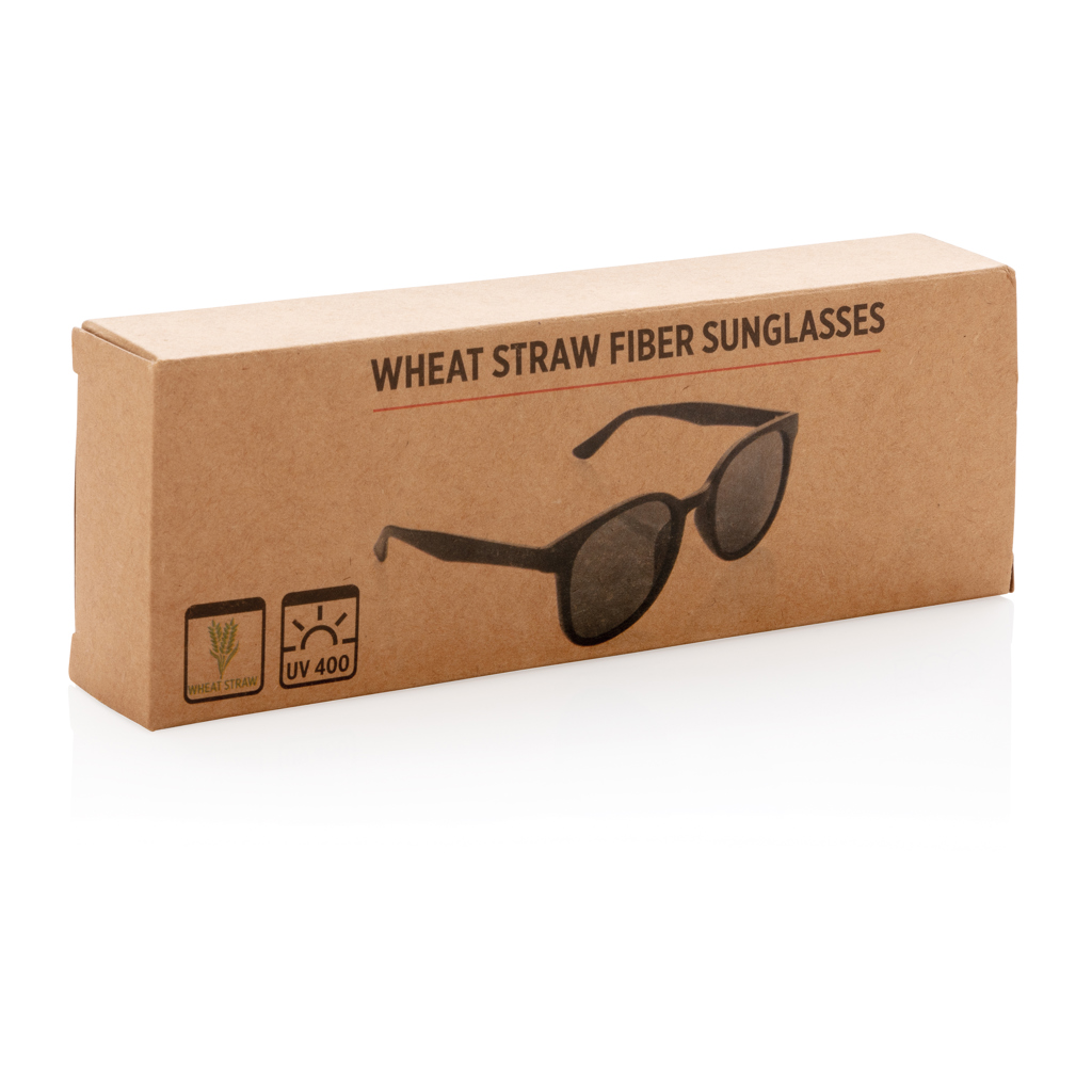 Weizenstroh-Sonnenbrille XD Collection mit UV400-Schutz, bedruckbar Weizenstroh-Sonnenbrille XD Collection mit UV400-Schutz, bedruckbar