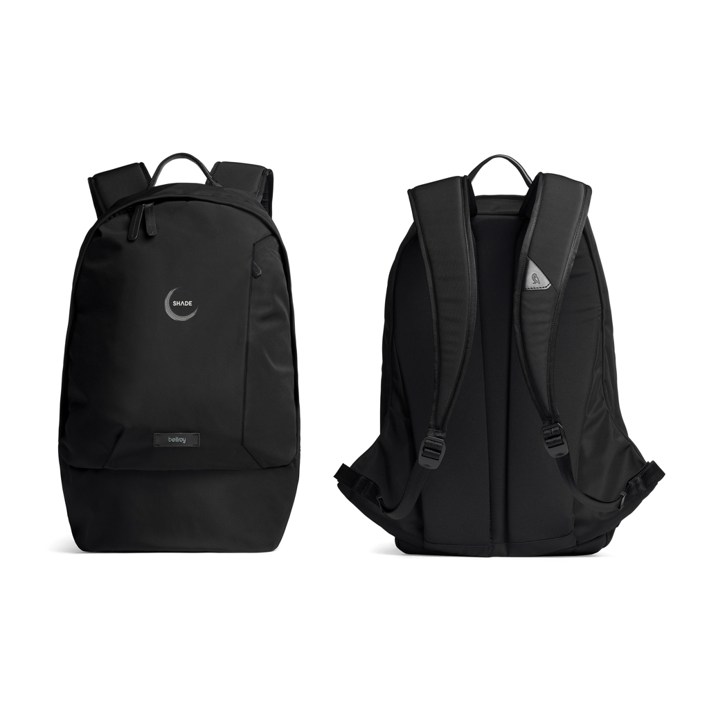 Bellroy Classic Rucksack aus rPET für 16-Zoll-Laptops, schwarz