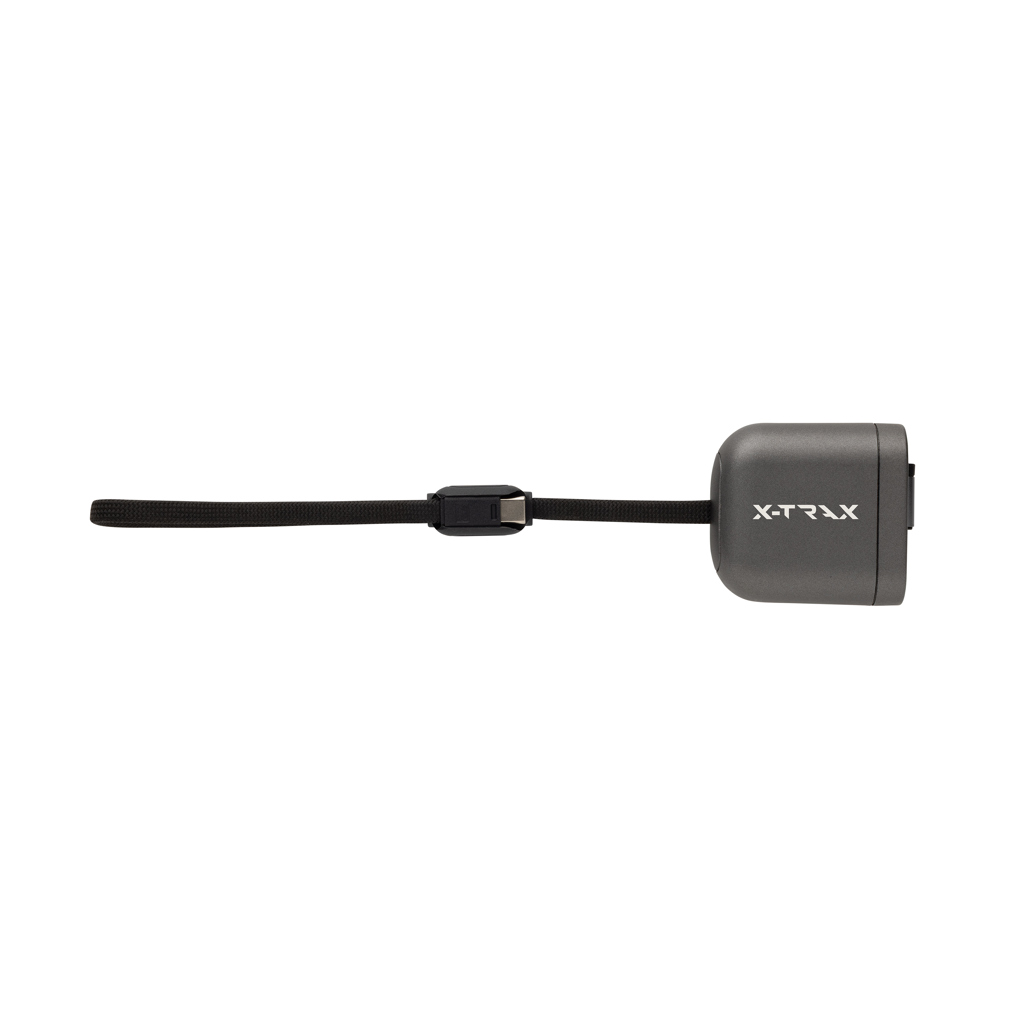 XD Xclusive Spira einziehbares USB-C-Ladekabel 100 W mit Logodruck