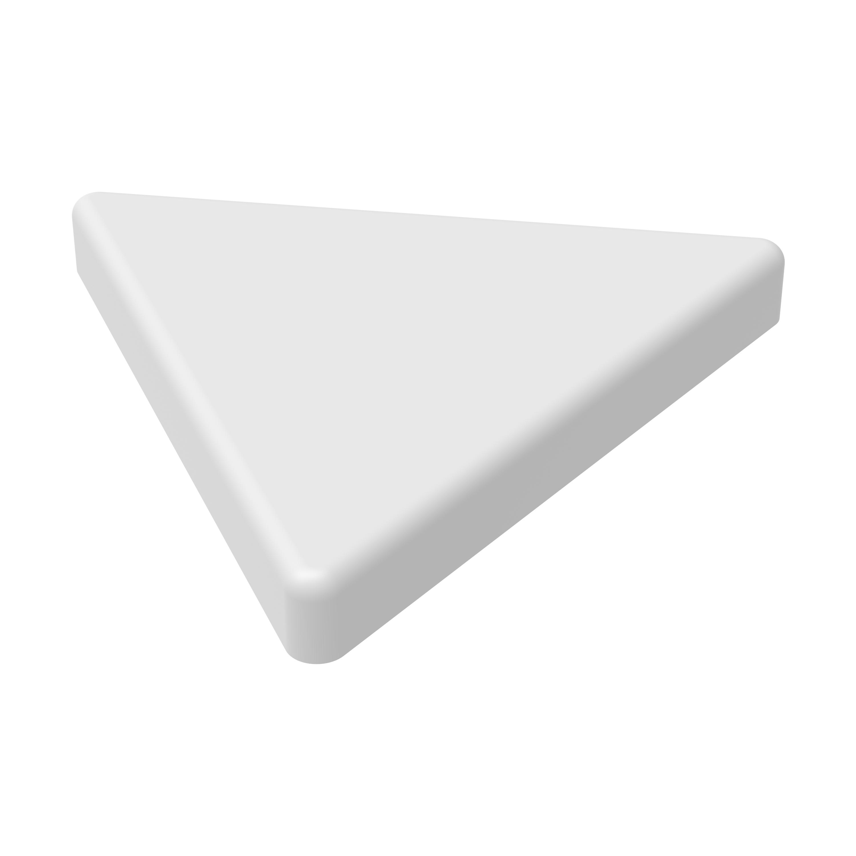 Magnet "Dreieck" – weiss Magnet "Dreieck" – weiss