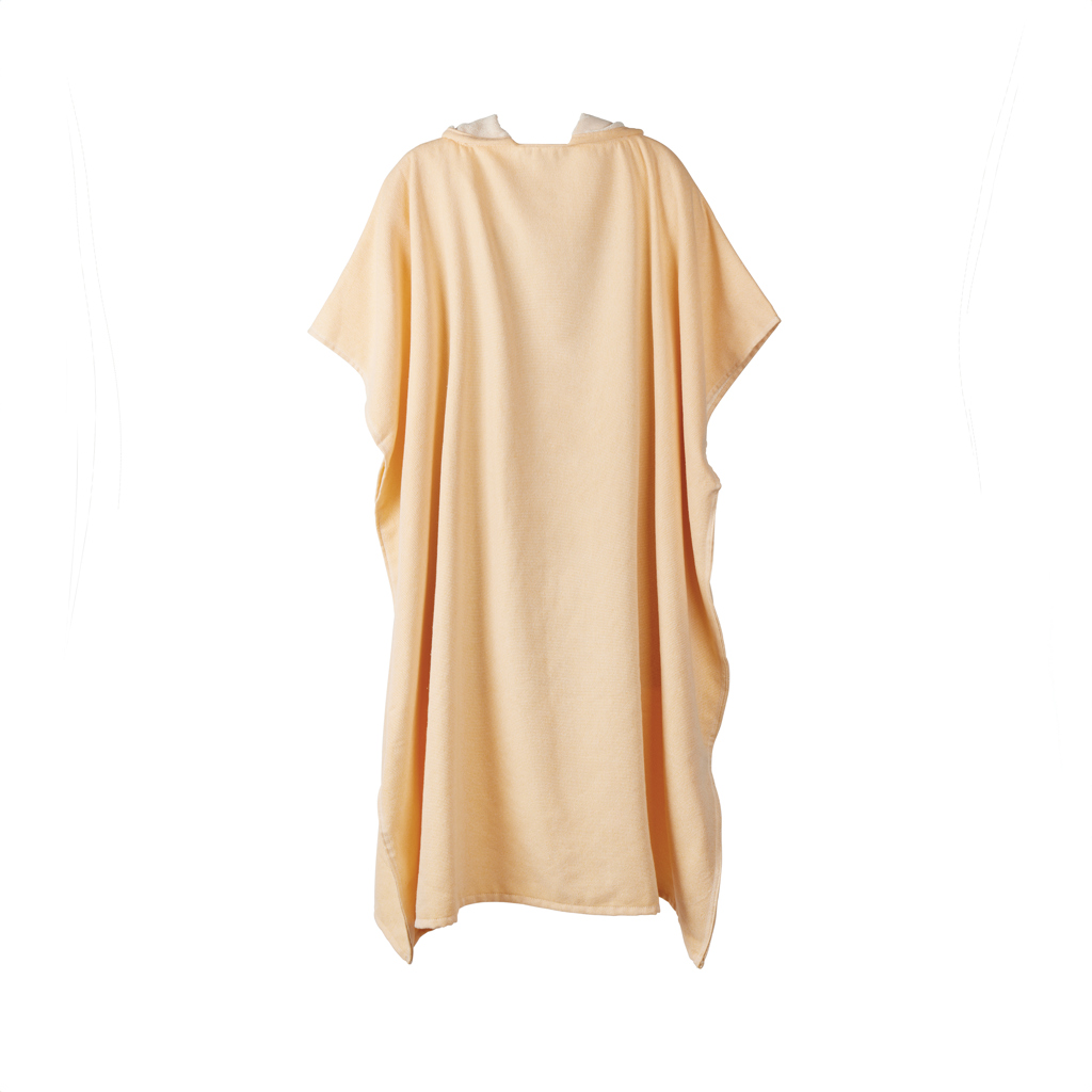 VINGA Tolo Hamam Frottee Strandponcho gelb, 100 × 95 cm, OEKO-TEX VINGA Tolo Hamam Frottee Strandponcho gelb, 100 × 95 cm, OEKO-TEX