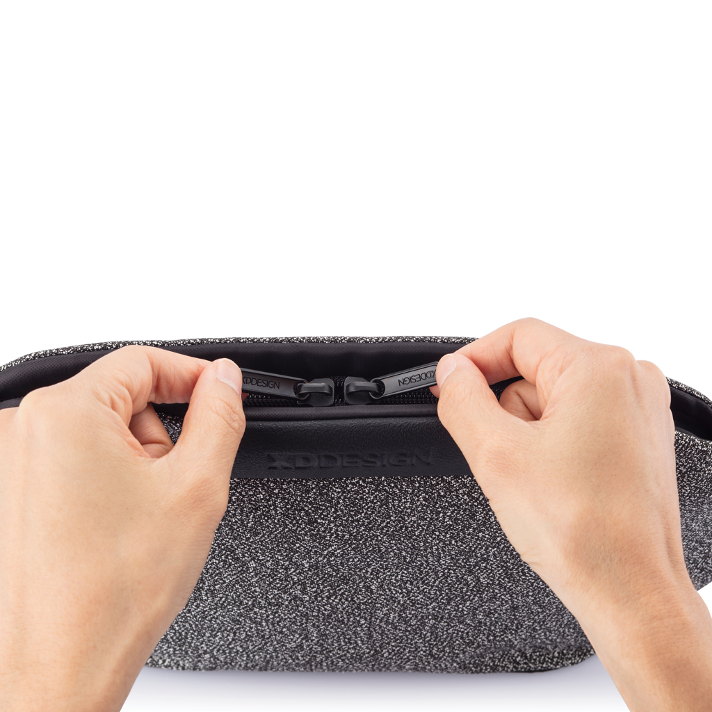 XD Design Urban Anti-Diebstahl-Gürteltasche aus schnittfestem Polyester, bedruckbar