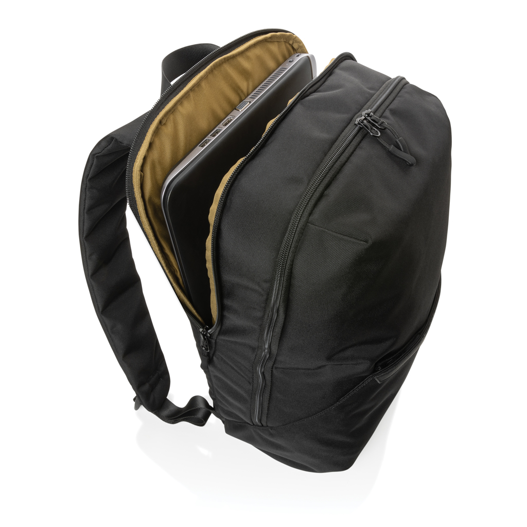Impact AWARE 1200D 15,6 Zoll Laptop-Rucksack aus recyceltem PET mit Logo bedrucken Impact AWARE 1200D 15,6 Zoll Laptop-Rucksack aus recyceltem PET mit Logo bedrucken