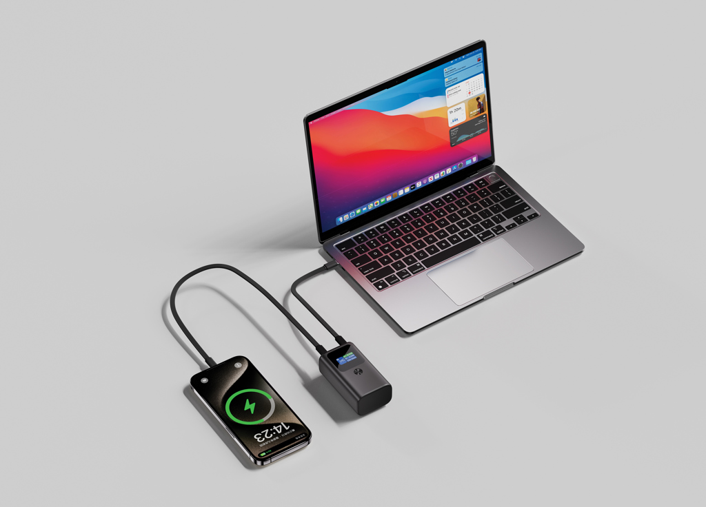 Urban Vitamin Campbell 55W Pocket-Powerbank 10.000 mAh mit TFT-Display