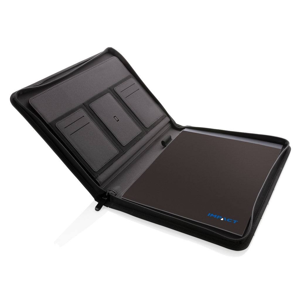 XD Xclusive Impact AWARE RPET A4 Portfolio mit Reißverschluss XD Xclusive Impact AWARE RPET A4 Portfolio mit Reißverschluss