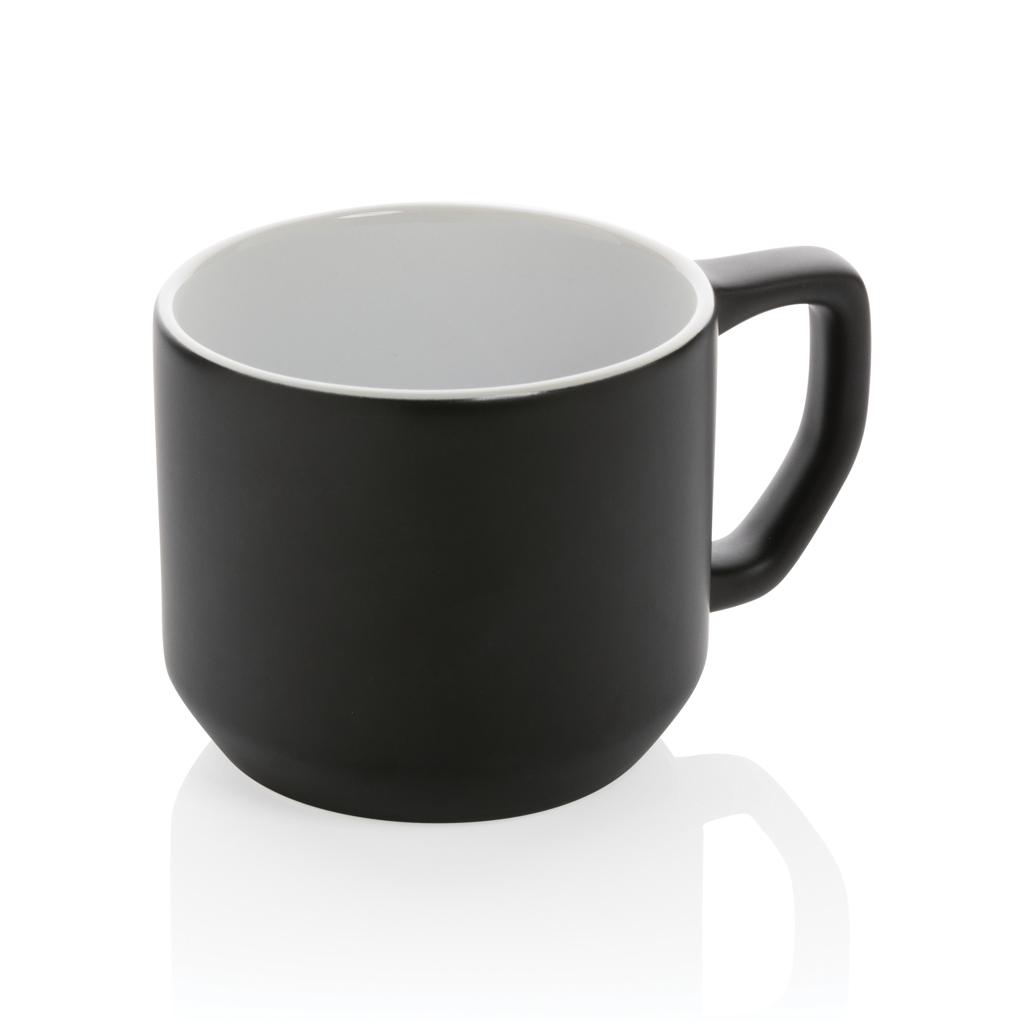 XD Collection Moderne Keramiktasse 350 ml, spülmaschinenfest, bedruckbar XD Collection Moderne Keramiktasse 350 ml, spülmaschinenfest, bedruckbar