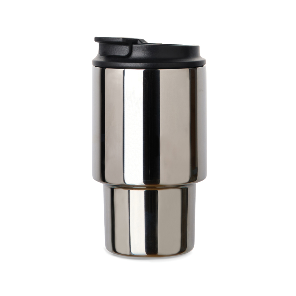 30% RCS-recycelter Edelstahl ToGo-Becher reflektierend