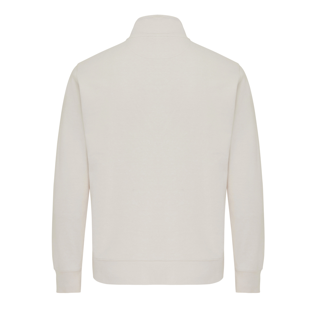 iqoniq Elgon Unisex Quarter-Zip Pullover aus 30 % recycelter & 70 % Bio-Baumwolle, 300 g/m², bedruckbar iqoniq Elgon Unisex Quarter-Zip Pullover aus 30 % recycelter & 70 % Bio-Baumwolle, 300 g/m², bedruckbar