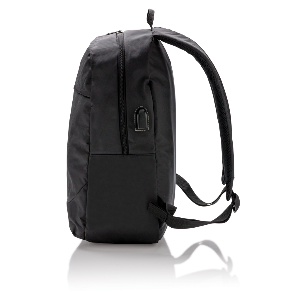 XD Collection Power USB Laptop-Rucksack 15 Zoll, schwarz