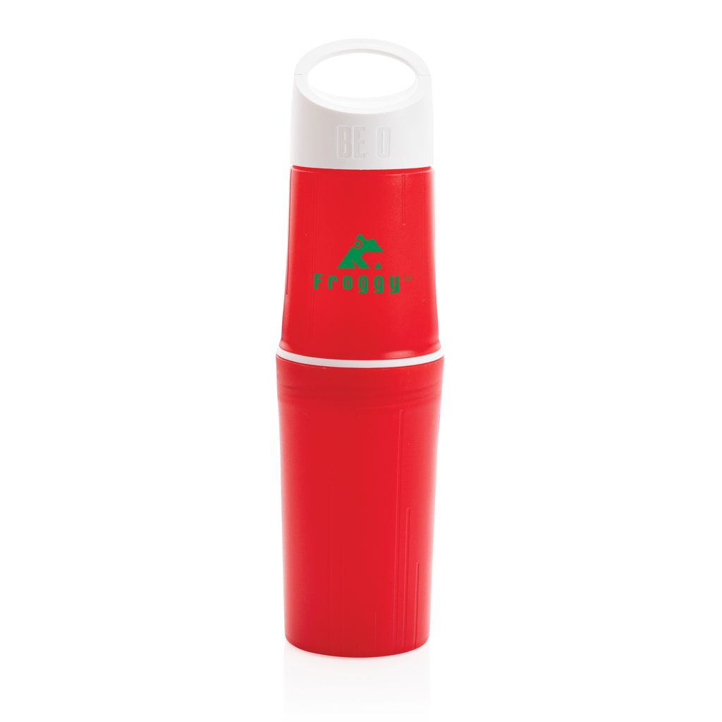 BE O Bottle Wasserflasche 500 ml aus Zuckerrohr-Bioplastik, Made in EU
