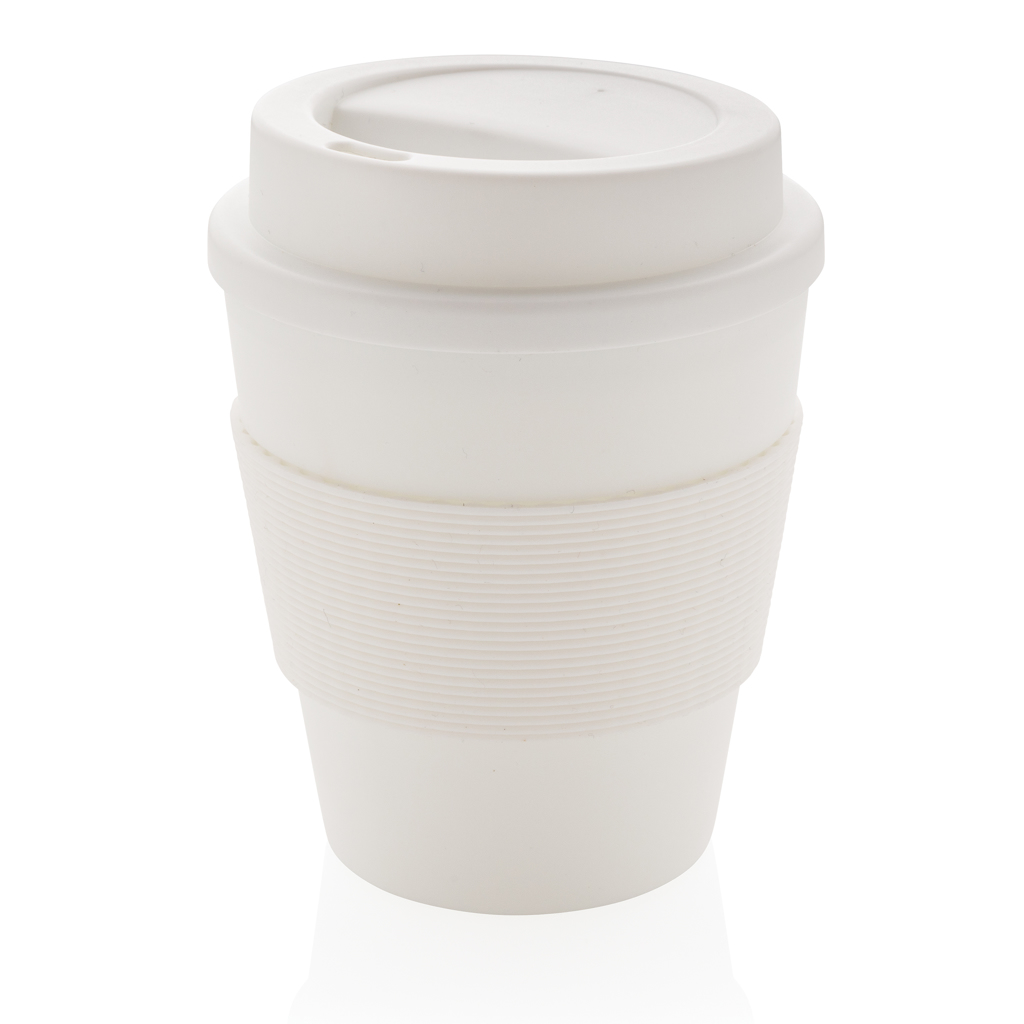 XD Collection wiederverwendbarer Coffee-to-go Becher 350 ml mit Silikon-Sleeve