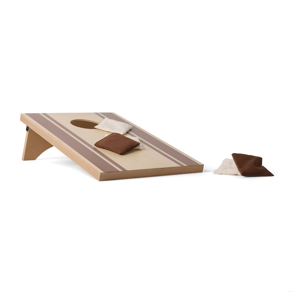 VINGA Cornhole Spiel mit FSC-Spielbrett und 6 Wurfsäckchen