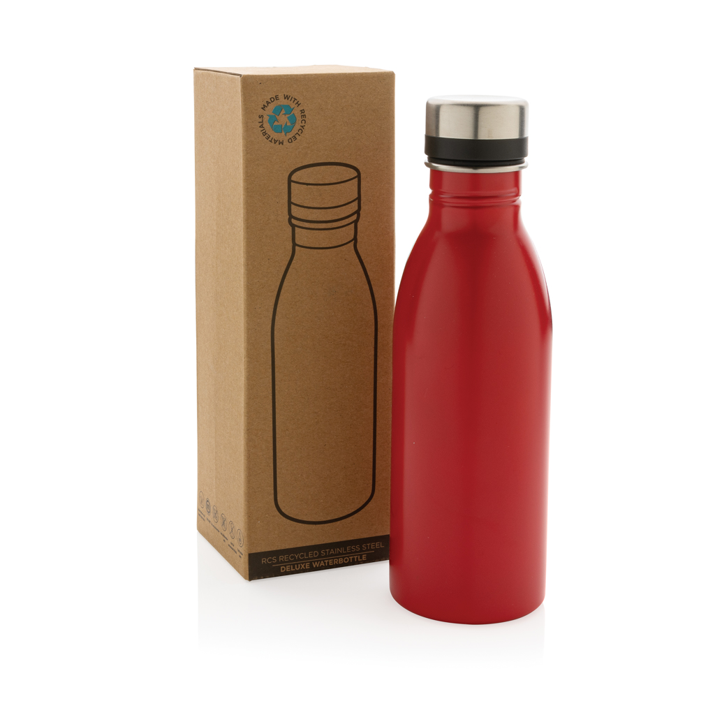 XD Collection Deluxe Wasserflasche 500 ml aus RCS-recyceltem Edelstahl XD Collection Deluxe Wasserflasche 500 ml aus RCS-recyceltem Edelstahl