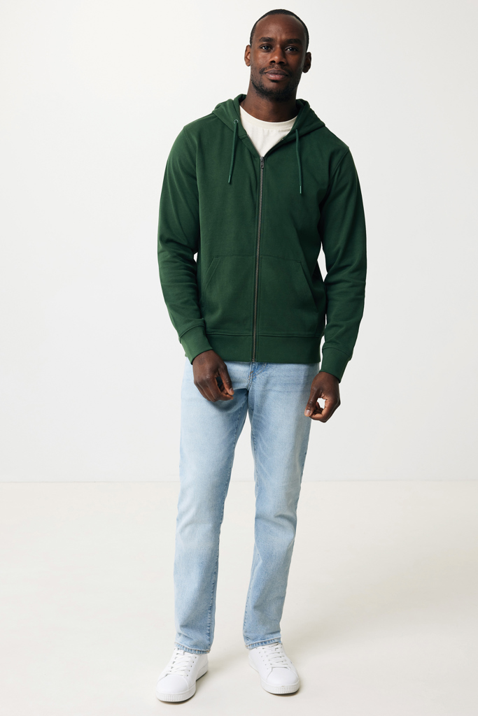 Iqoniq Abisko Zip-Hoodie 340 g/m² aus Bio- und recycelter Baumwolle