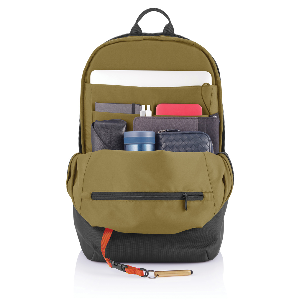 XD Design Bobby Soft Anti-Diebstahl-Rucksack mit RFID-Schutz aus rPET