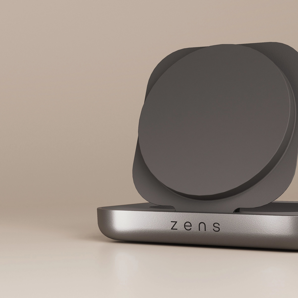 Zens Magnetic Nightstand Charger – Qi2-Nachttisch-Ladegerät mit Lasergravur
