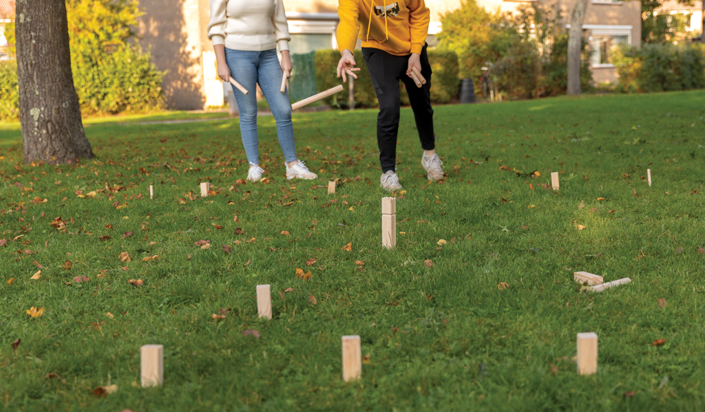 Kubb Wurfspiel aus Holz – XD Collection Outdoor-Set mit Logo Kubb Wurfspiel aus Holz – XD Collection Outdoor-Set mit Logo