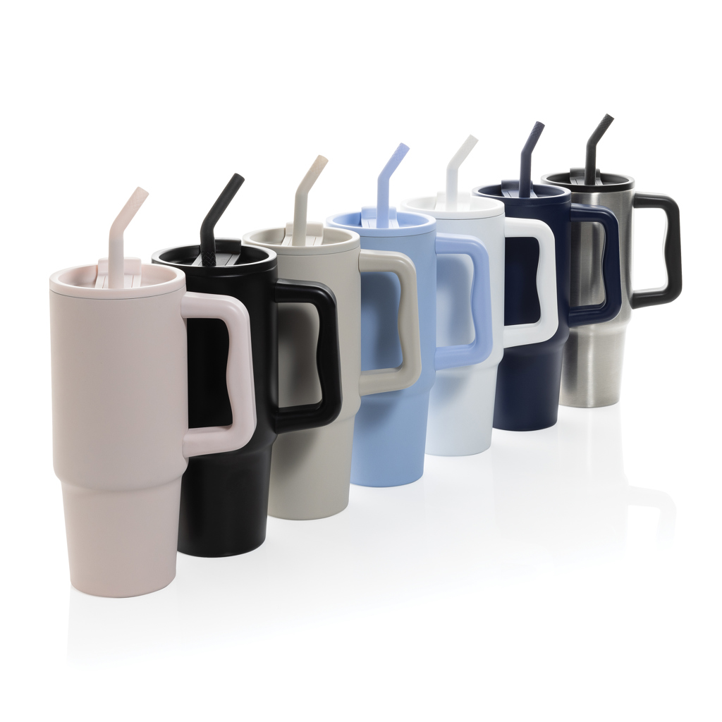 XD Collection Embrace Deluxe Thermobecher 900 ml aus RCS-recyceltem Edelstahl, gravur- und druckfähig