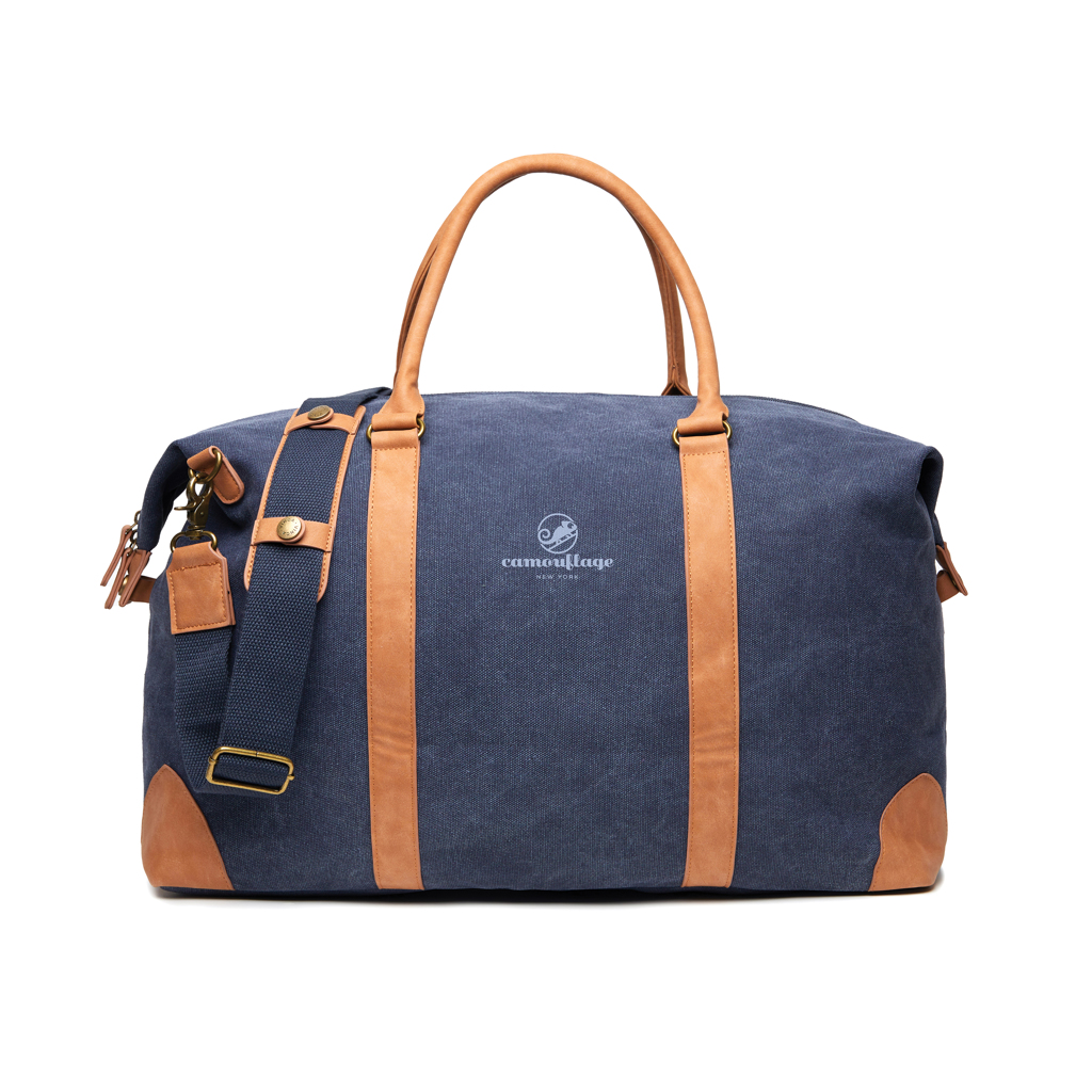 VINGA Bosler Weekender aus RCS-recyceltem Canvas mit Logo veredelbar