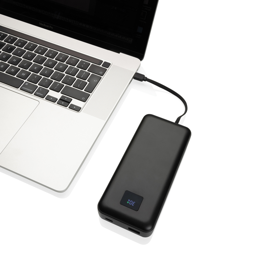 Gridley 65W Powerbank aus RCS rPlastik – Ideales Event-Werbegeschenk Gridley 65W Powerbank aus RCS rPlastik – Ideales Event-Werbegeschenk