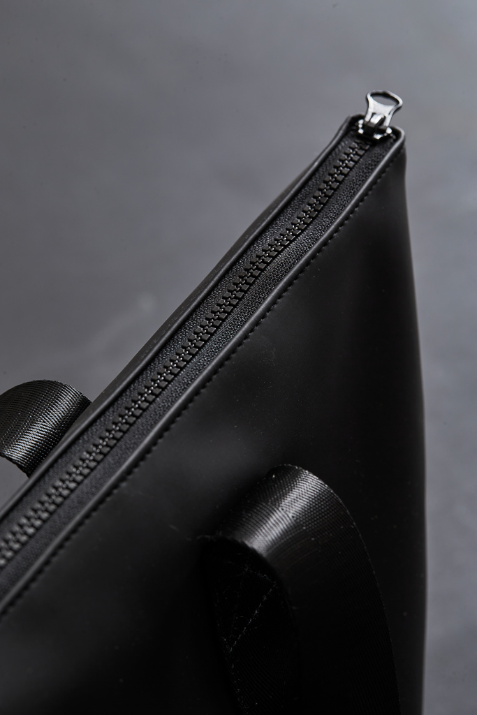 VINGA Baltimore Tote Bag aus Nubuk-PU mit Reißverschluss – bedruckbar