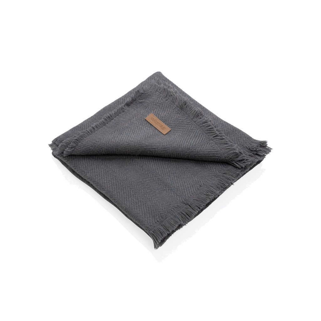 Ukiyo Aware Polylana gewebte Decke 130x150 cm mit Logo-Bestickung Ukiyo Aware Polylana gewebte Decke 130x150 cm mit Logo-Bestickung